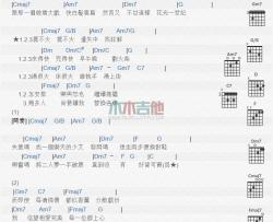 划火柴_吉他谱_陈晓东