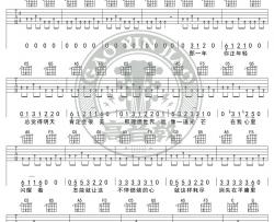 那一年吉他谱 C调精华版_高音教编配_许巍