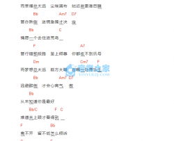 从未知道你最好吉他谱 C调粤语版 陈展鹏/胡定欣