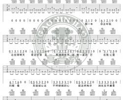 许巍《那一年》吉他谱(C调)-Guitar Music Score
