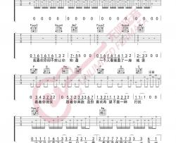 未知音素 ,张一乔《大雾》吉他谱(C调)-Guitar Music Score