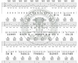 许巍《那一年》吉他谱-弹唱谱-六线谱-C调精华版