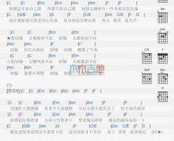 杨丞琳《太烦恼》吉他谱-Guitar Music Score