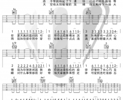 万有引力吉他谱 汪苏泷 C调弹唱谱 吉他演示视频
