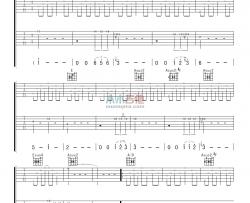 王啸坤《两湾城》吉他谱-Guitar Music Score
