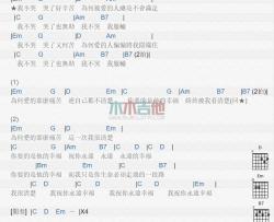 我不哭_吉他谱_黄义达