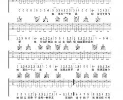 鸽子吉他谱_徐秉龙_C调原版六线谱_《鸽子》吉他弹唱谱