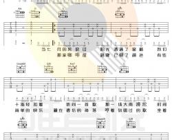 耿耿于怀吉他谱 G调 王笑文《最好的我们》主题曲