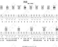 天后吉他谱-陈势安-天后吉他弹唱教学视频