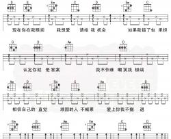 偏爱尤克里里弹唱曲谱 张芸京