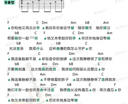 杨振宇《连备胎都不是》吉他谱(F调)-Guitar Music Score