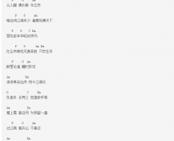 《明月天涯》吉他谱_五音JW_吉他弹唱谱