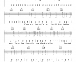500 Miles吉他谱_G调吉他弹唱谱_《醉乡民谣》主题曲