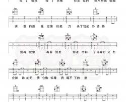 陈雪凝《假装》尤克里里谱 弹唱曲谱