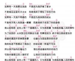 花粥《遥不可及的你》尤克里里谱 弹唱曲谱